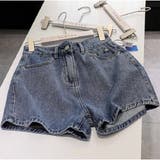 ダメージデニムショートパンツ ハイウエストダメージショートパンツ ショーパン | And Kawaii | 詳細画像15