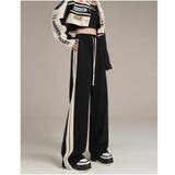 ワイドパンツ カジュアル スウェットパンツ ゆったり ウエストゴム 履き心地  | And Kawaii | 詳細画像8 