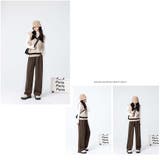 ワイドパンツ カジュアル ハイウエスト | And Kawaii | 詳細画像2 