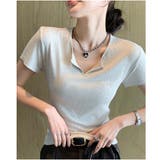 Tシャツ きれいめ 半袖 トップス カジュアル 韓国 | And Kawaii | 詳細画像10 