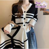 カーディガン サマーニット ニットジャケット ニットトップス | And Kawaii | 詳細画像1 