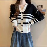 カーディガン サマーニット ニットジャケット ニットトップス | And Kawaii | 詳細画像3 