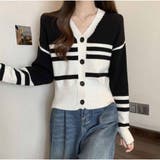 カーディガン サマーニット ニットジャケット ニットトップス | And Kawaii | 詳細画像5 