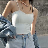 キャミソール クロップドブラトップ ショート丈 レディース | And Kawaii | 詳細画像7