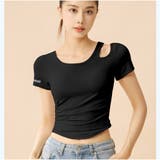 Tシャツ 楽ちん 美シルエット カットアウトデザイン フィット | And Kawaii | 詳細画像9