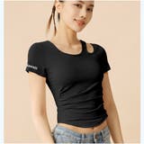 Tシャツ 楽ちん 美シルエット カットアウトデザイン フィット | And Kawaii | 詳細画像10