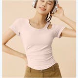 Tシャツ 楽ちん 美シルエット カットアウトデザイン フィット | And Kawaii | 詳細画像11
