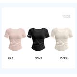 Tシャツ 楽ちん 美シルエット カットアウトデザイン フィット | And Kawaii | 詳細画像2
