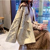 ベージュ | トップス ニットジャケット セーター | And Kawaii