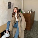 ニットカーディガン 秋服 ロングカーディガン ケーブル編みニットカーディガン | And Kawaii | 詳細画像7 