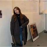 モカ | ニットカーディガン 秋服 ロングカーディガン ケーブル編みニットカーディガン | And Kawaii