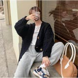 ニットカーディガン 秋服 ロングカーディガン ケーブル編みニットカーディガン | And Kawaii | 詳細画像5 