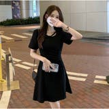 ワンピース ショートスカート ドレス ミニワンピ 夏 おしゃれ 可愛い | And Kawaii | 詳細画像12