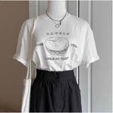 半袖Tシャツ カジュアル ロゴプリント | And Kawaii | 詳細画像4 