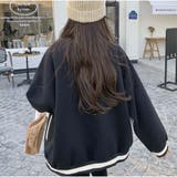 スタジャン ブルゾン レディース アウター 秋 冬 オーバーサイズ | And Kawaii | 詳細画像5