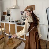 ワンピース 長袖 レトロ風 | And Kawaii | 詳細画像4 