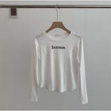 ホワイト | Tシャツ トップス 長袖 logoプリント 定番 韓国ファッション | And Kawaii