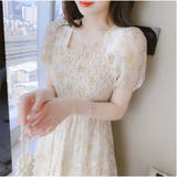 ワンピース ロングスカート ひざ丈 きれいめ カジュアル 花柄 韓国風 | And Kawaii | 詳細画像13 