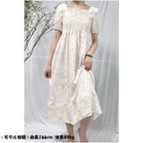 ワンピース ロングスカート ひざ丈 きれいめ カジュアル 花柄 韓国風 | And Kawaii | 詳細画像6 