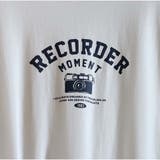 ロゴプリント 半袖Tシャツ カジュアル 韓国 ゆったり tシャツトップス | And Kawaii | 詳細画像3