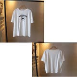 ロゴプリント 半袖Tシャツ カジュアル 韓国 ゆったり tシャツトップス | And Kawaii | 詳細画像5