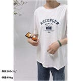 ロゴプリント 半袖Tシャツ カジュアル 韓国 ゆったり tシャツトップス | And Kawaii | 詳細画像6