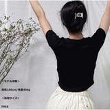 半袖Tシャツ カジュアル ショート丈 夏服 レディース 韓国ファッション | And Kawaii | 詳細画像10