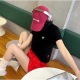 半袖Tシャツ カジュアル ショート丈 夏服 レディース 韓国ファッション | And Kawaii | 詳細画像14