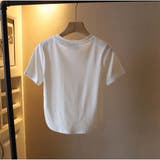 半袖Tシャツ カジュアル ショート丈 夏服 レディース 韓国ファッション | And Kawaii | 詳細画像6