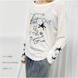 長袖Tシャツ ロゴプリント ゆったり韓国 カジュアル | And Kawaii | 詳細画像5 