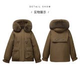 モッズコート フード付きアウター 中綿コート | And Kawaii | 詳細画像2