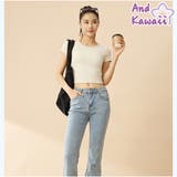 ショート丈Tシャツ ヨガTシャツ 高弾力 | And Kawaii | 詳細画像11 