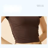 ショート丈Tシャツ ヨガTシャツ 高弾力 | And Kawaii | 詳細画像3 