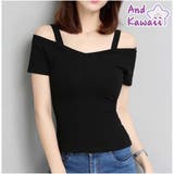 半袖Tシャツ ワンショル シンプル | And Kawaii | 詳細画像1 