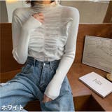 ホワイト | ニット カットソーニットソー 細リブ | And Kawaii