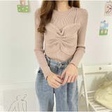 キャメル | ニット カットソーニットソー 細リブ | And Kawaii