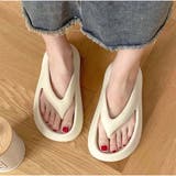 厚底トングサンダル レディース スリッパ | And Kawaii | 詳細画像1 