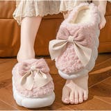 ルームシューズ ボアスリッパ モフモフ 厚底 室内用 滑り止め オフィス | And Kawaii | 詳細画像1 