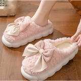 ルームシューズ ボアスリッパ モフモフ 厚底 室内用 滑り止め オフィス | And Kawaii | 詳細画像4 