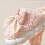 ルームシューズ ボアスリッパ モフモフ 厚底 室内用 滑り止め オフィス | And Kawaii | 詳細画像5 