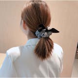 スカーフ シュシュ ヘアゴム | And Kawaii | 詳細画像5