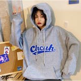 パーカー 裏起毛 ロゴプリント | And Kawaii | 詳細画像2 