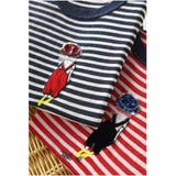 半袖ボーダーニット Tシャツ トップス カットソー 切り替え レディース | And Kawaii | 詳細画像7 