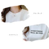 Tシャツ ロゴプリント 体型カバー | And Kawaii | 詳細画像6