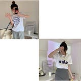 Tシャツ ロゴプリント 体型カバー | And Kawaii | 詳細画像12