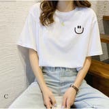 C | Tシャツ ロゴプリント 体型カバー | And Kawaii