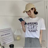 G | Tシャツ ロゴプリント 体型カバー | And Kawaii