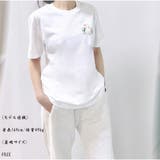 Tシャツ 半袖 カジュアル うさぎ柄 プリント 可愛い レディース | And Kawaii | 詳細画像4