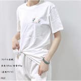 Tシャツ 半袖 カジュアル うさぎ柄 プリント 可愛い レディース | And Kawaii | 詳細画像6