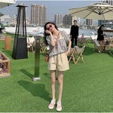 トップスブラウス スクエアネック 春 夏 花柄 かわいい | And Kawaii | 詳細画像8